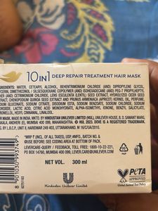 Dove 10 in 1 Deep Repair Hair Mask