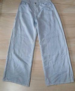 Light Blue Wide Leg Jeans
