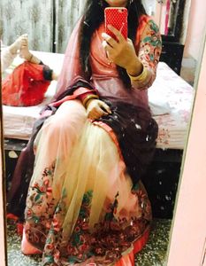 Elegant Pink &amp; Purple Saree