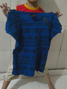 Blue 💙 Zipper Top