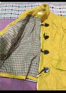 Stylish Yellow Button-Down Jacket