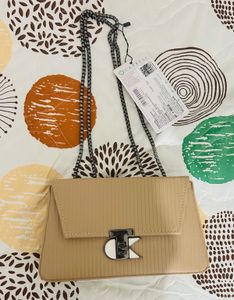 Stylish Beige Crossbody Bag