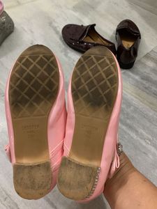 Sparkly Pink Ballerina Flats