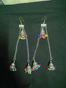 Cute Flower Leaf Dangle Earrings