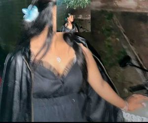 Black flowy dress