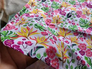 Floral Print Kurta Top