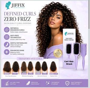 Jiffix Curl Hair Brush for Women &amp; Men