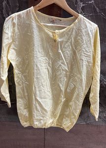 Chikankari Yellow top