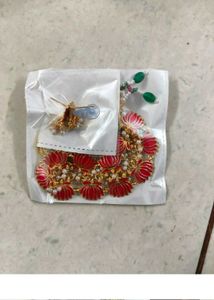 Beautiful Lotus Necklace &amp; Earring Set