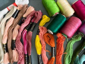 Anchor Embroidery Cotton and Satin threads
