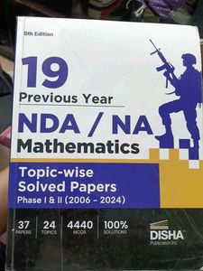 NDA/NA Mathematics Previous Year Solved Papers