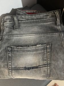Supreme Grey Denim Jeans