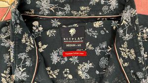 Netplay Stylish Men's Floral Print Button-Up Shirt