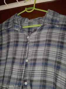 Plaid Flannel Shirt oversized