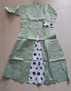 Stylish Grey &amp; White Polka Dot Kurta