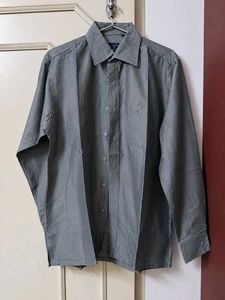 Men's Silver Party Button-Down Shirt