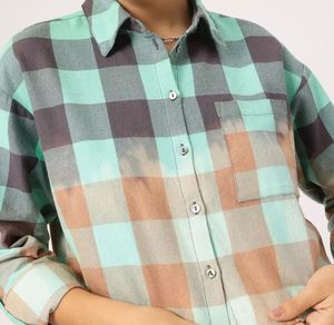Checkered Long Sleeve loose fit shirt