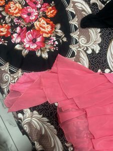 Chic Pink Layered Tunic Top