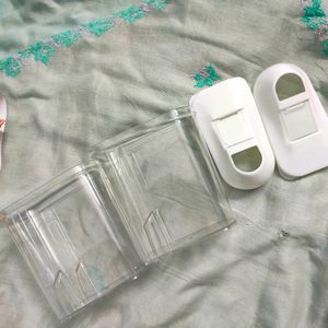 2 Pc Containers To Store Grains 750ml×2
