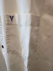Van heusen Men's lemonish Cream Casual Shirt