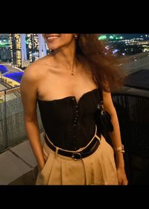 corset and bustier top