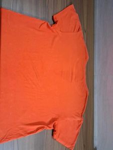 Oversized women's Orange T-Shirt