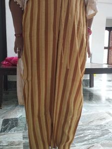 Cream Floral Print Kurta