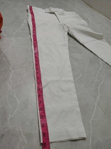 Men's White Casual Pants