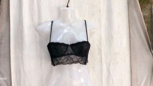 52209. Black Lace Bralette