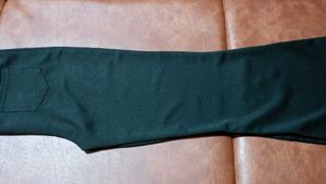 Sassafras Black Solid Flare Slim Fit Trouser