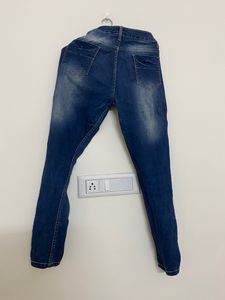 Navy Blue Washed jeans