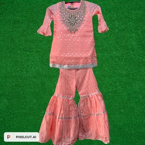 Girls Sharara Suit With Dupatta