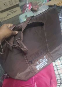 Puma Brown Tote Bag