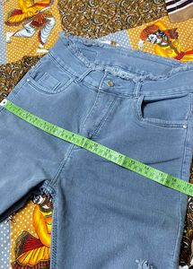 Bell Bottom Bootcut Flared Women grey Jeans