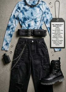 Sheer Tie-Dye Mesh Top✨✨