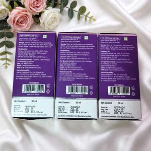 Pack of 3 The Derma Co. 10% Niacinamide Face Serum