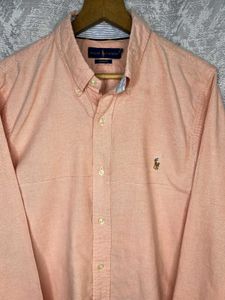 Ralph Lauren Peach Button-Down Oxford Shirt