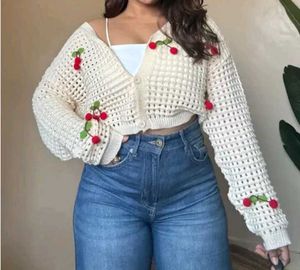 kawaii Cute Cherry Cardigan sweater | lo