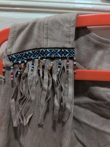 Boho Fringe Vest