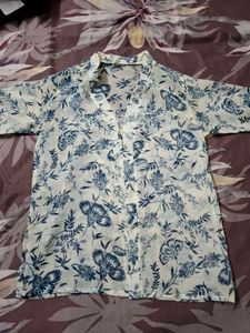 Floral Print Chiffon Kimono Shrug
