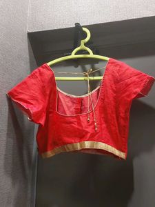 Red Readymade Blouse