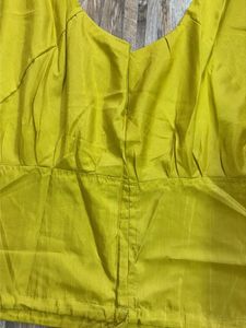 Elegant Lime Green Embroidered Kurta with Net