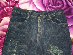RARE VINTAGE COWBOY DISTRESSED BELL BOTTOM JEANS
