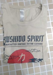 Cream Colour T-Shirt