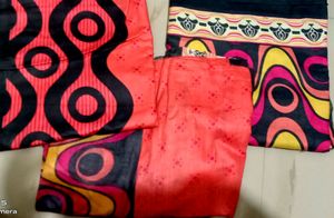 Peach Colour Dress Material For Womens