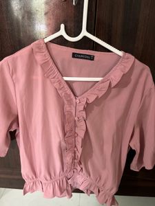 mauve pink top