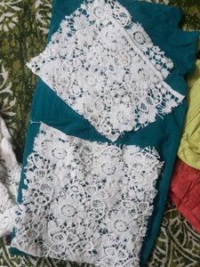 White Lace V-Neck Dress