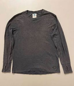 Men's Charcoal Long Sleeve T-Shirt