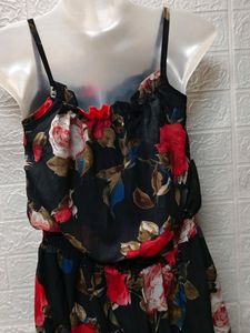 Floral Print Maxi Dress