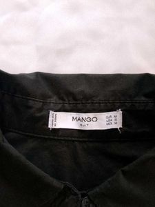 black formal shirt